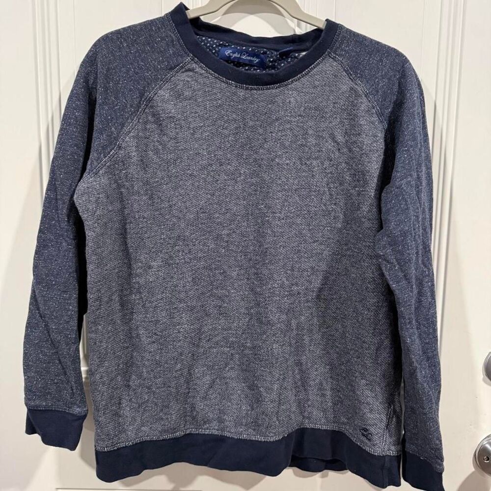 English-laundry Women's Blue and Navy Sweatshirt